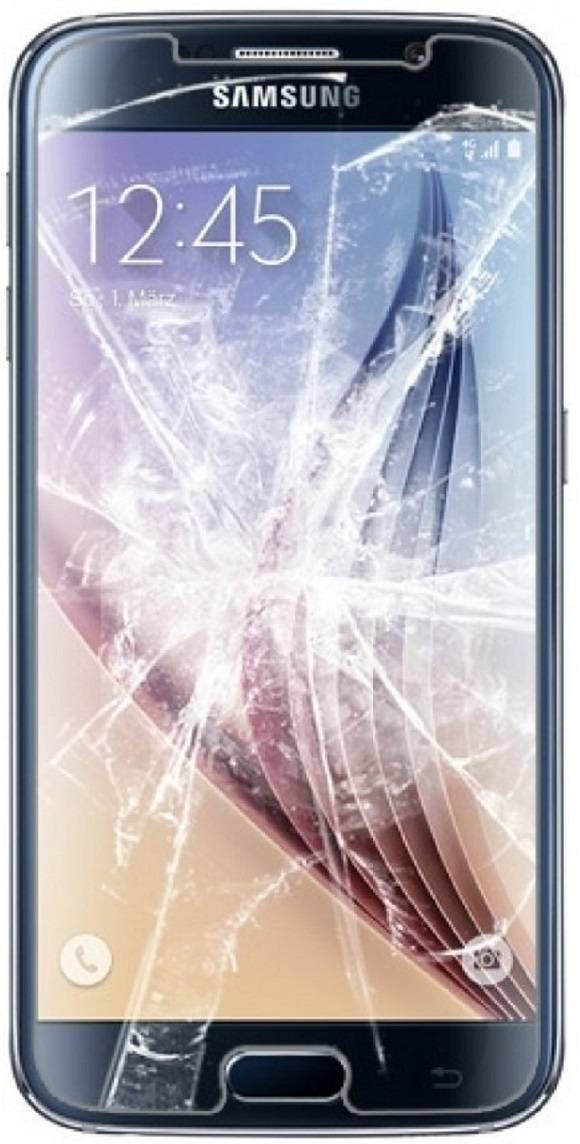 6x Panzerfolie für Samsung Galaxy S6 ANTI-SCHOCK Displayschutzfolie MATT