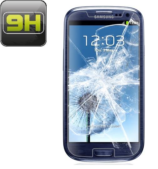 3x 9H Hartglasfolie für Samsung Galaxy S3 Panzerfolie Glas Displayglas HD KLAR Panzerglas Schutzfolie