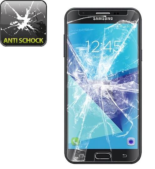 4x 9H Nano-Glass für Samsung Galaxy J7 2017 3D KLAR Anti-Shock Anti-Bruch Anti-Stoß Anti-Schmutz Panzernanoglas Displayschutz Schutzfolie Panzerfoli
