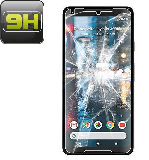 3x 9H Hartglas für Google Pixel 2 XL Panzerfolie Displayglas Schutzglas KLAR Panzerglas Schutzfolie