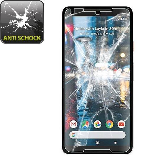 6x Panzerfolie für Google Pixel 2 ANTI-SCHOCK Displayfolie Displayschutz HD KLAR