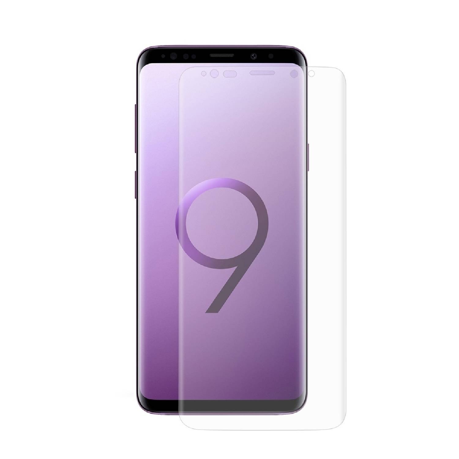 4x 9H Hartglas für Samsung Galaxy S9 Plus FULL CURVED Displayschutz Panzerfolie KLAR Schutzglas Panzerglas Schutzfolie Displayglas Glasfolie Echtes