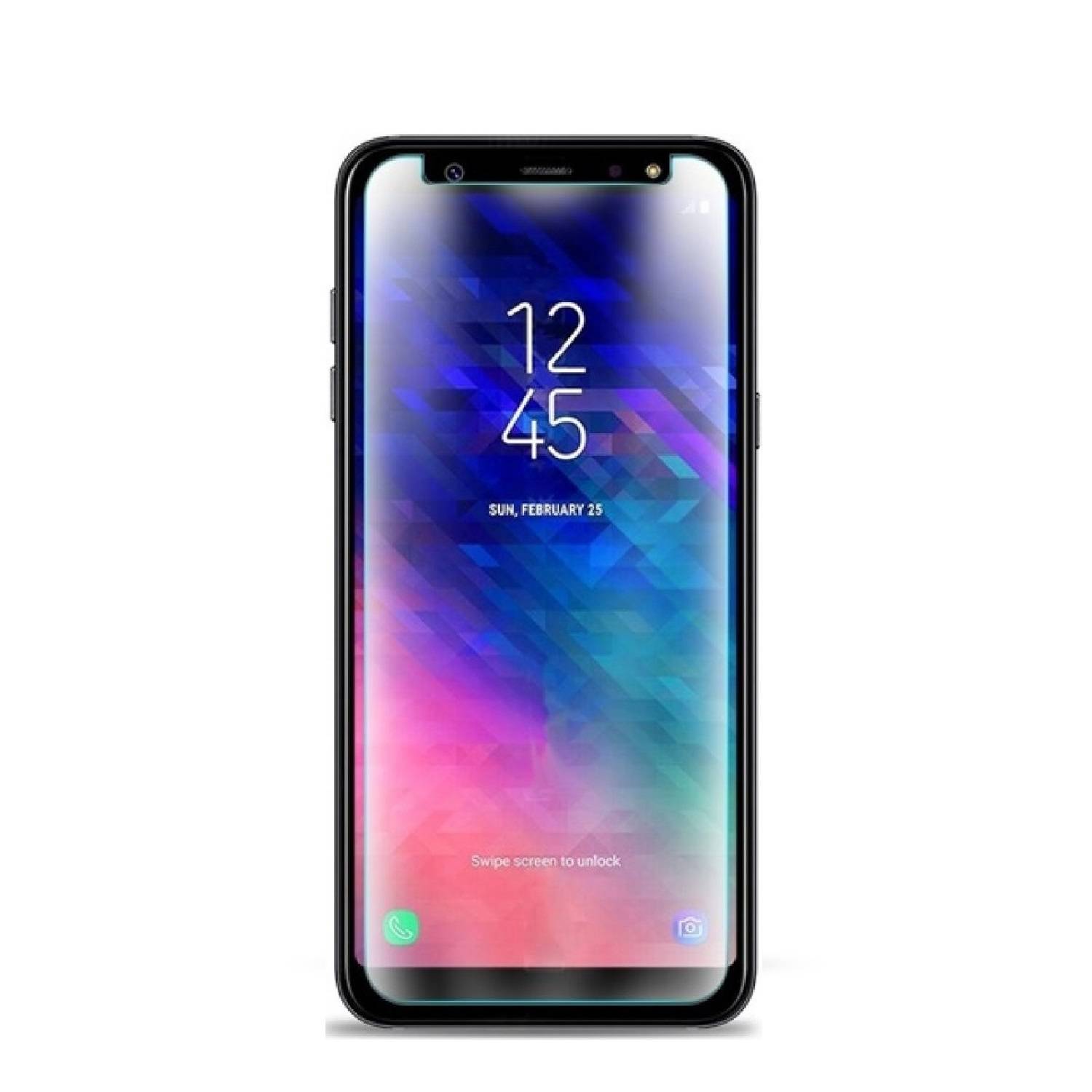 3x Displayschutzfolie Schutzfolie Folie für Samsung Galaxy A6 Plus HD KLAR