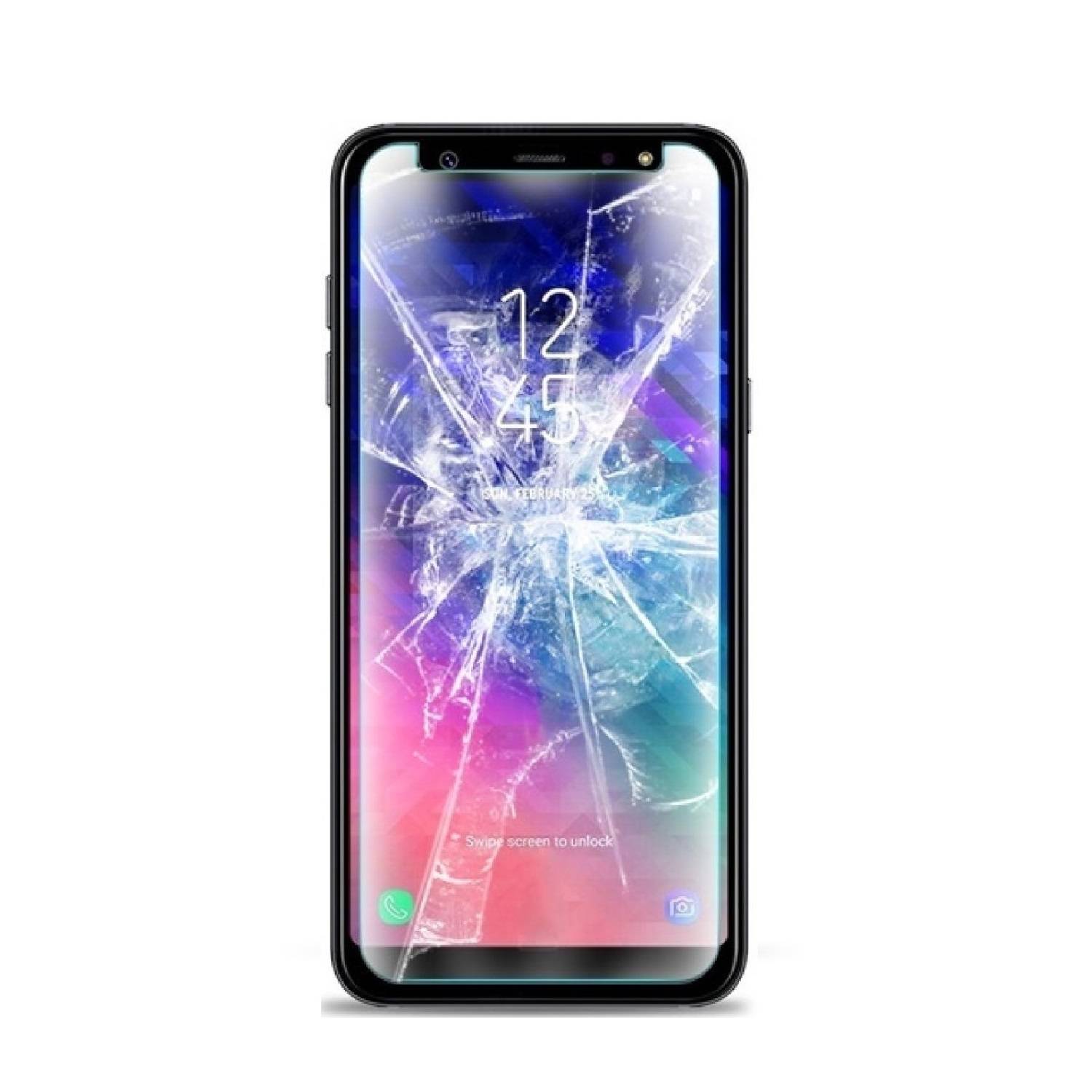 3x 9H Hartglas für Samsung Galaxy A6 Plus Displayschutz Schutzglas Panzerfolie Schutzfolie Panzerglas Displayglas Tempered Glasfolie Sicherheitsglas