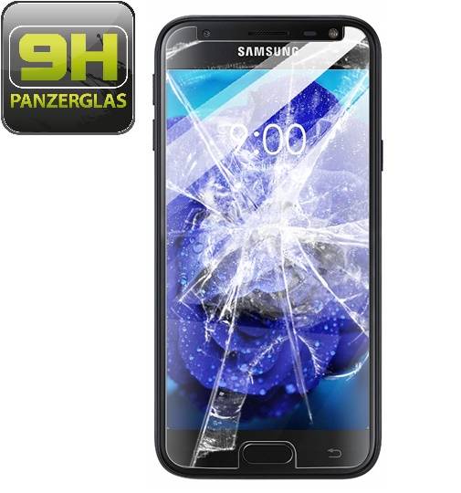 2x 9H Hartglasfolie für Samsung Galaxy J7 2018 Panzerfolie Displayglas HD KLAR