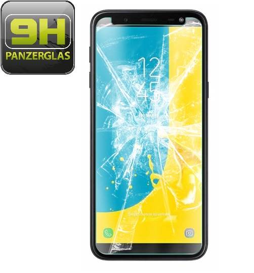 4x 9H Hartglas für Samsung Galaxy J6 2018 Panzerfolie Display Schutzglas HD KLAR