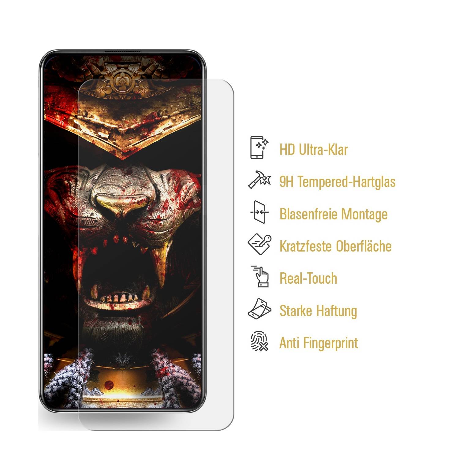 1x 9H Panzerglas für OnePlus 9 Displayschutz Schutzglas Panzerfolie Schutzfolie Hartglas Displayglas Tempered Glasfolie Sicherheitsglas Echtglas
