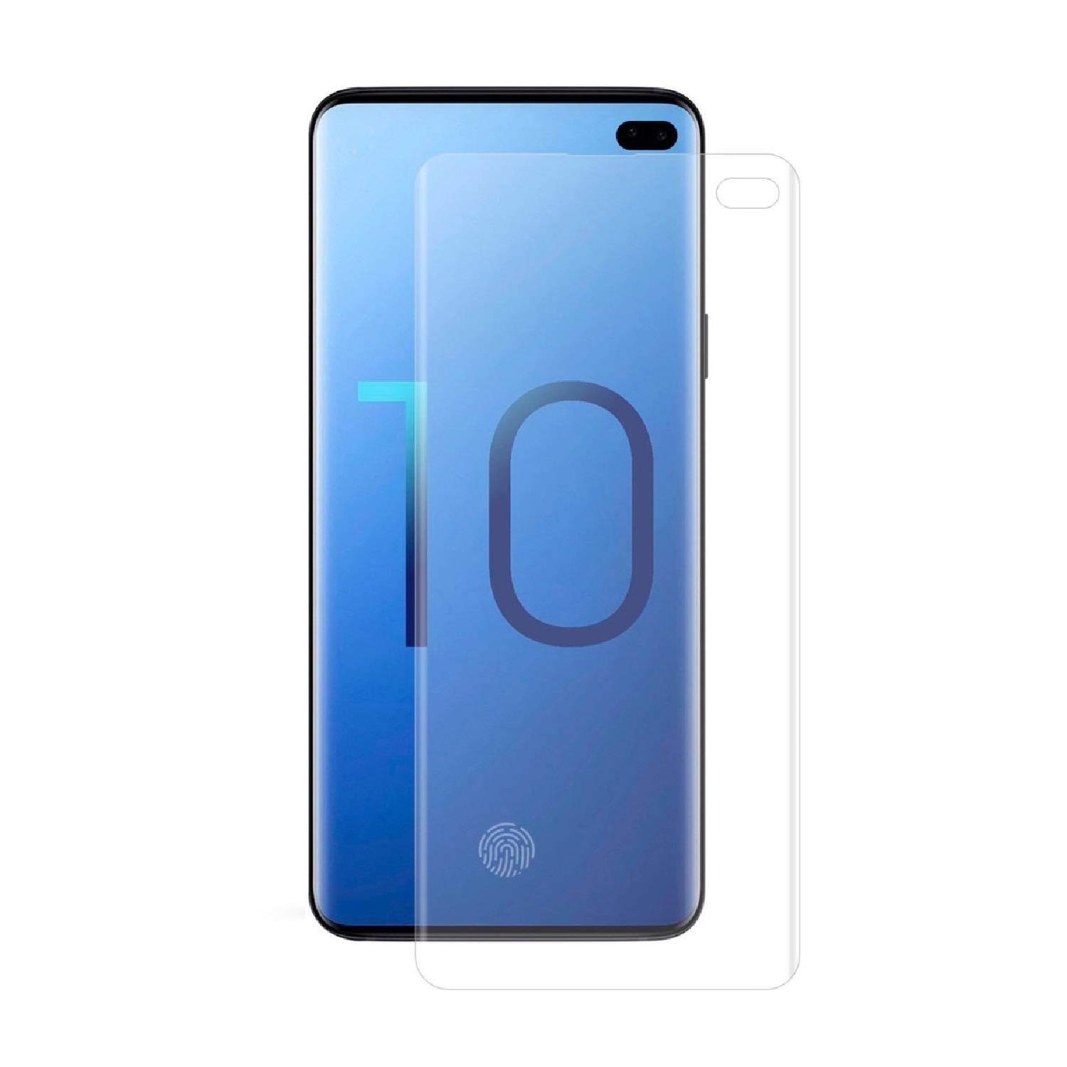 2x 9H Nano-Glass für Samsung Galaxy S10 Plus FULL CURVED 3D KLAR Anti-Shock Anti-Bruch Anti-Stoß Anti-Schmutz Panzernanoglas Displayschutz Schutzfol
