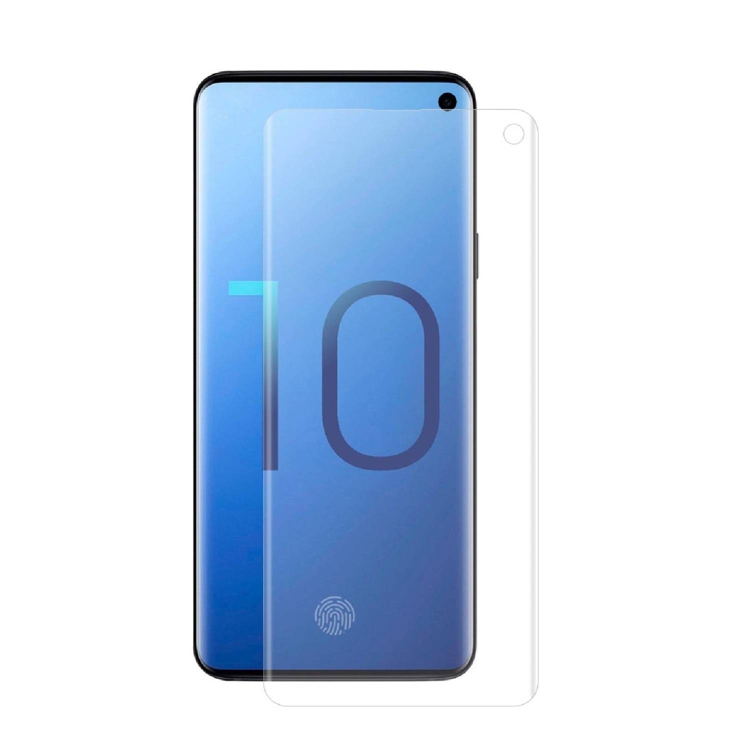 6x 9H Nano-Glass für Samsung Galaxy S10 FULL CURVED 3D KLAR Anti-Shock Anti-Bruch Anti-Stoß Anti-Schmutz Panzernanoglas Displayschutz Schutzfolie Pa