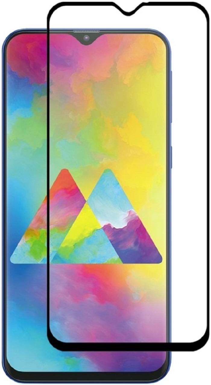 3x 9H Hartglas für Samsung Galaxy M20 FULL COVER Panzerfolie Displayglas KLAR SW Panzerglas Schutzfolie