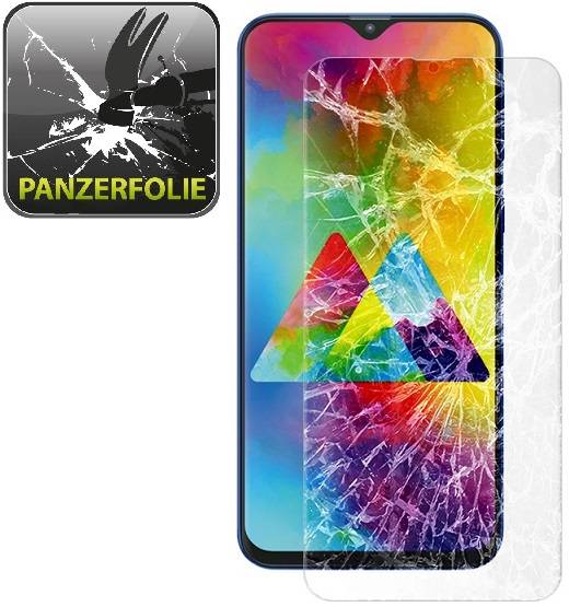 6x 9H Nano-Glass für Samsung Galaxy M20 FULL COVER 3D KLAR Anti-Shock Anti-Bruch Anti-Stoß Anti-Schmutz Panzernanoglas Displayschutz Schutzfolie Pan