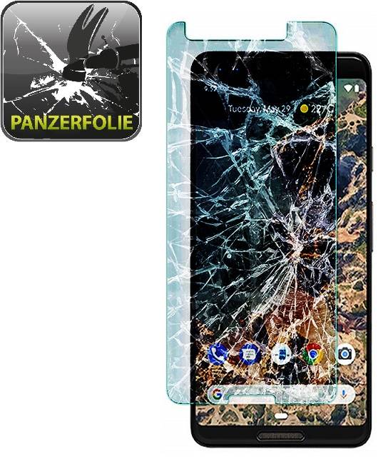 3x Panzerfolie für Google Pixel 3 ANTI-SCHOCK Displayschutzfolie MATT