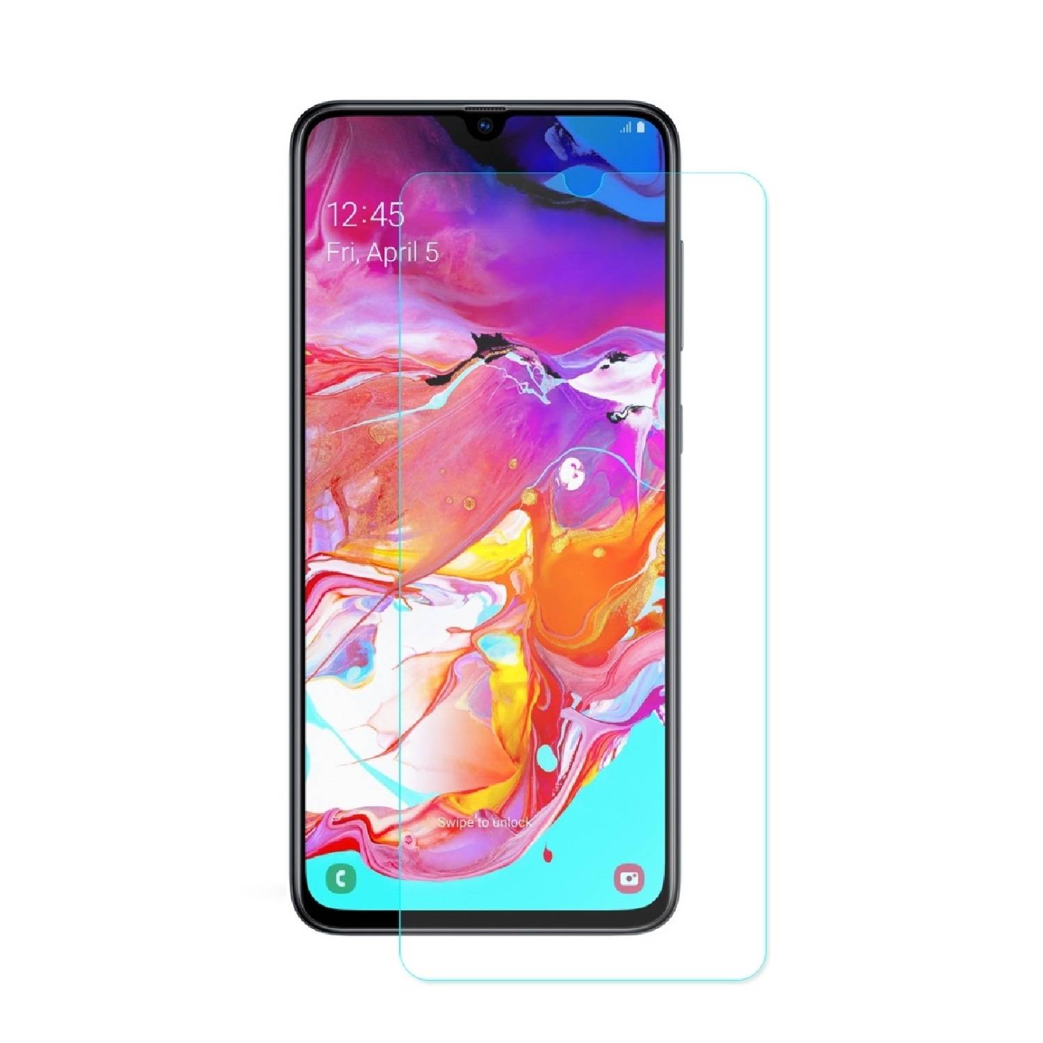 1x 9H Hartglas für Samsung Galaxy A30 Panzerfolie Displayschutz Glaspanzer KLAR Panzerglas Schutzglas