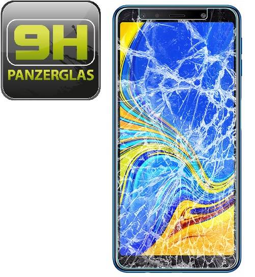 6x 9H Hartglas für Samsung Galaxy A7 2018 Panzerfolie Displayglas Schutzglas KLAR Panzerglas Schutzfolie