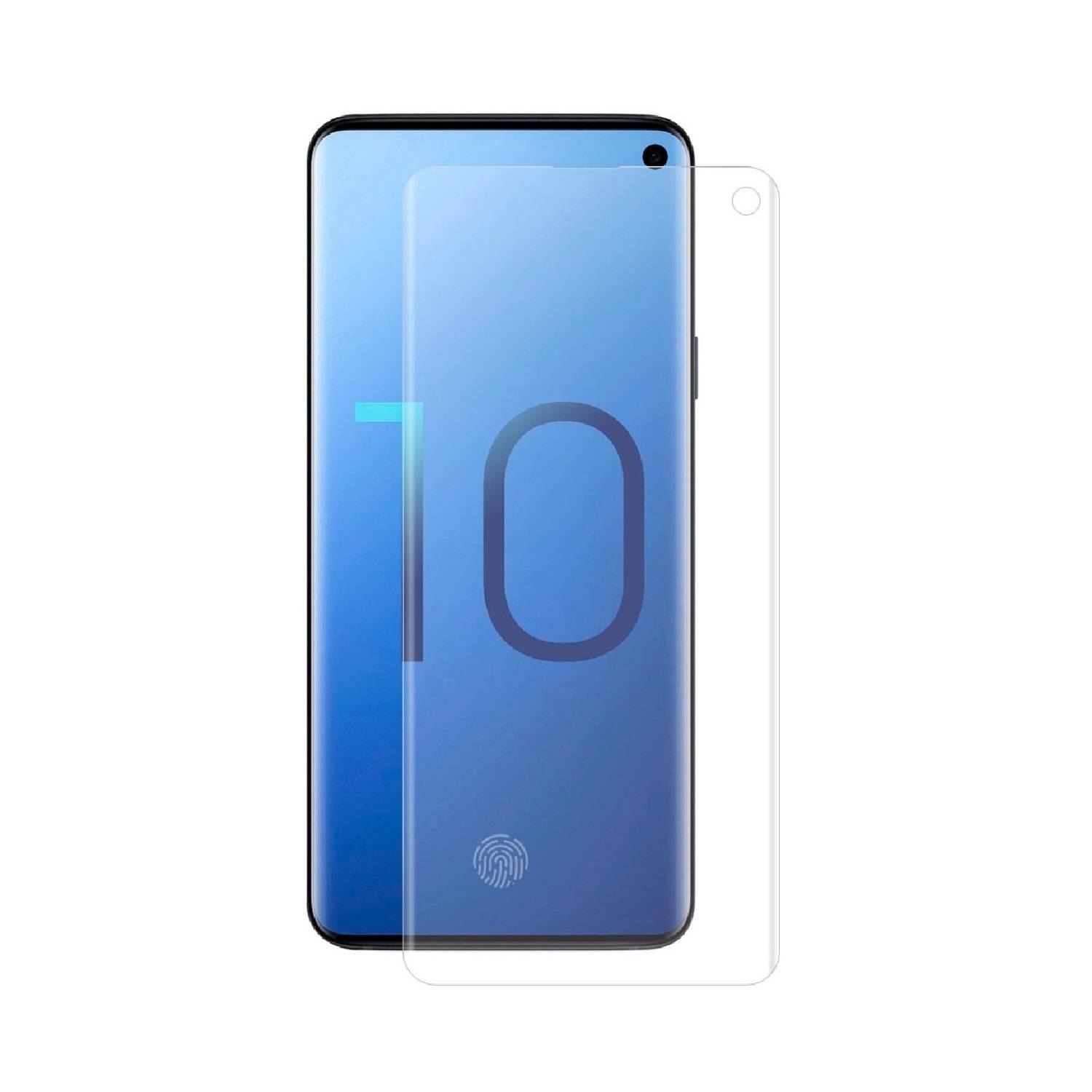 1x 9H Panzernanoglas für Samsung Galaxy S10 FULL CURVED MATT ANTI-REFLEX Displayschutz Schutzglas Schutzfolie Panzerglas ANTI-SHOCK/ ANTI-KRATZ/