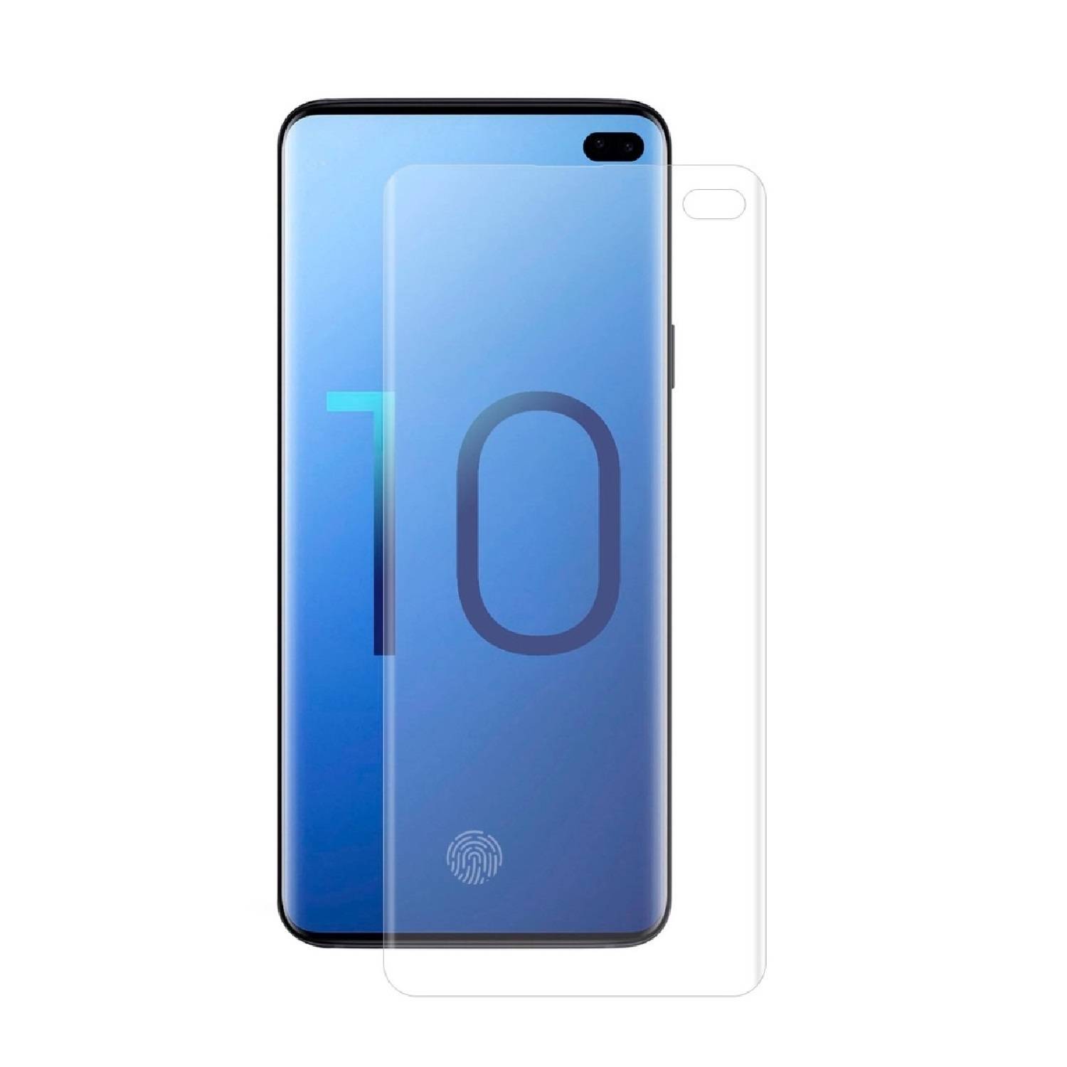4x 9H Panzernanoglas für Samsung Galaxy S10 Plus FULL CURVED MATT ENTSPIEGELT Displayschutz Schutzglas Schutzfolie Panzerglas ANTI-SHOCK/