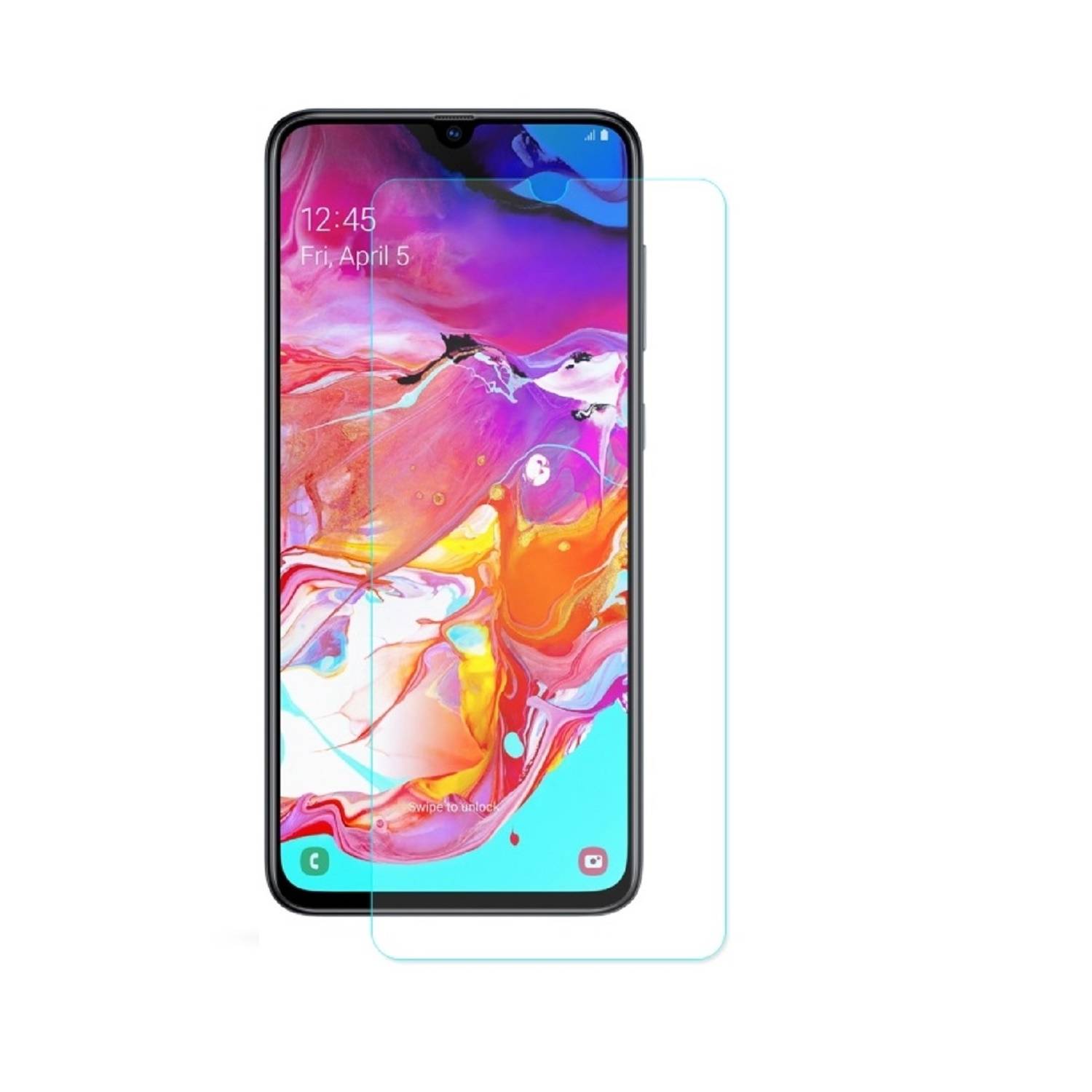 6x Panzerfolie für Samsung Galaxy A10 ANTI-SCHOCK Displayschutzfolie MATT
