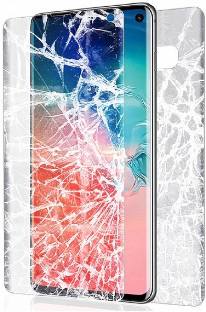 2x Panzerfolie für Samsung Galaxy S10 Plus FULL COVER Displayschutzfolie KLAR FB