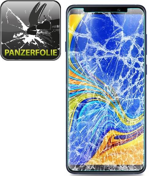 3x 9H Nano-Glass für Samsung Galaxy A7 2018 3D KLAR Anti-Shock Anti-Bruch Anti-Stoß Anti-Schmutz Panzernanoglas Displayschutz Schutzfolie Panzerfoli