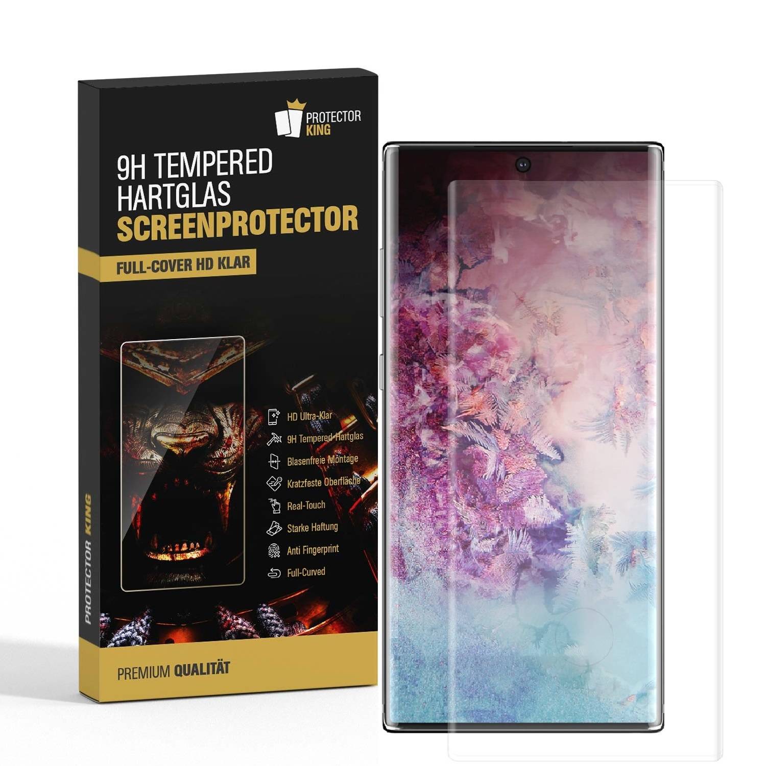 2x 9H Panzerglas für Samsung Galaxy Note 10 FULL CURVED HD KLAR Panzerfolie Displayschutz Schutzglas Schutzfolie echtes Tempered Glass