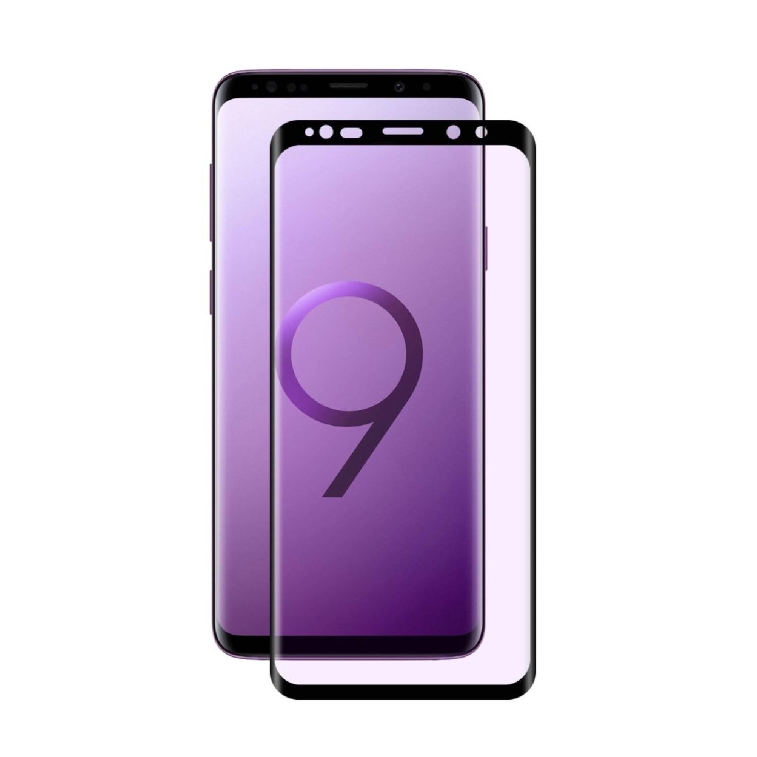 4x 9H Hartglas für Samsung Galaxy S9 FULL CURVED Displayschutz Panzerfolie SW KLAR Schutzglas Panzerglas Schutzfolie Displayglas Glasfolie Echtes