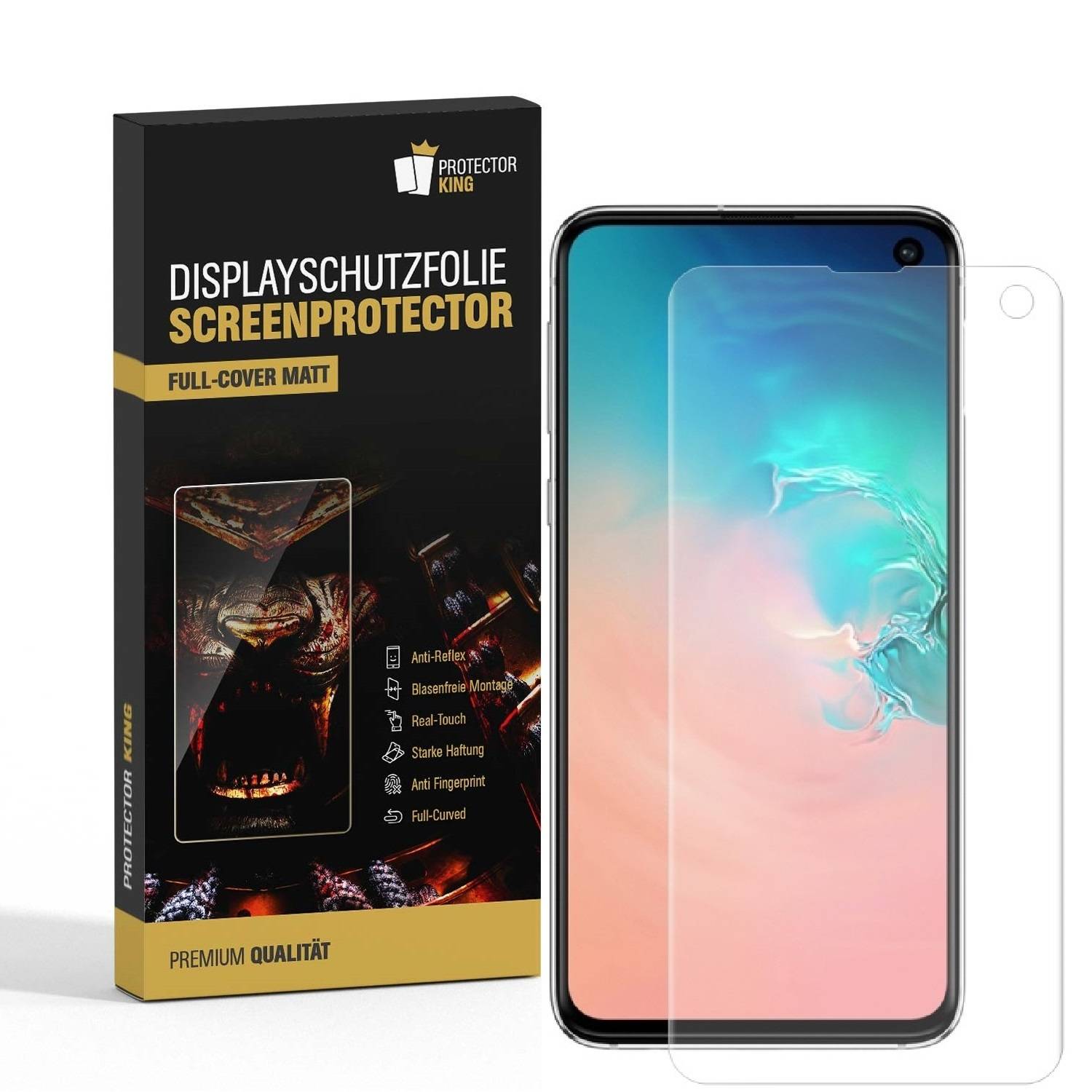 4x Displayschutzfolie für Samsung Galaxy S10e Schutzfolie ENTSPIEGELT MATT ANTI-REFLEX