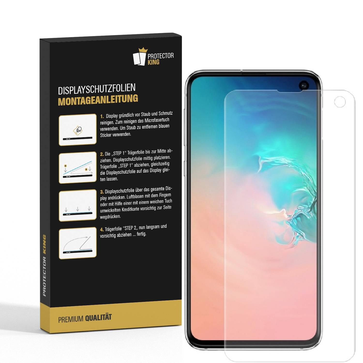 2x Displayschutzfolie für Samsung Galaxy S10e Schutzfolie ENTSPIEGELT MATT ANTI-REFLEX