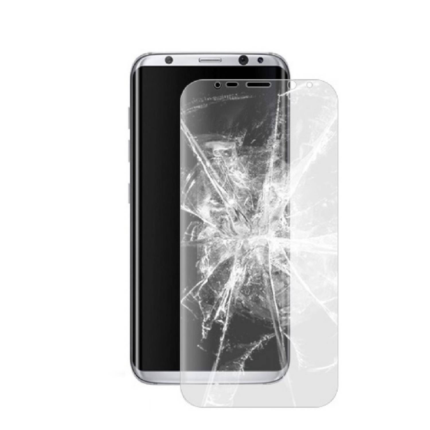 1x Hydrogel-Glass für Samsung Galaxy S8 Selbstheilend für Micro Kratzer 3D KLAR Panzerfolie Displayschutz Schutzfolie Screen-Protector