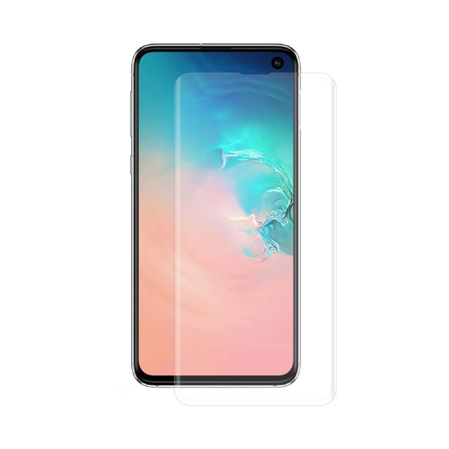 1x UV-Liquid 9H Panzerglas für Samsung Galaxy S10 3D KLAR echtes Tempered Panzerhartglas Schutzglas Displayschutz Panzerfolie Schutzfolie Screen