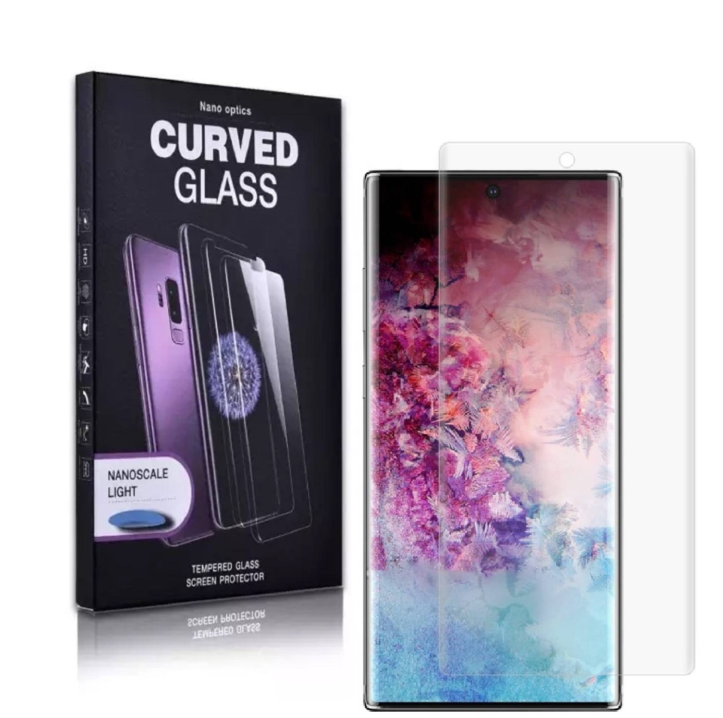 Kopie von 3x UV-Liquid 9H Panzerglas für Samsung Galaxy Note 10 Plus 3D KLAR echtes Tempered Panzerhartglas Schutzglas Displayschutz Panzerfolie