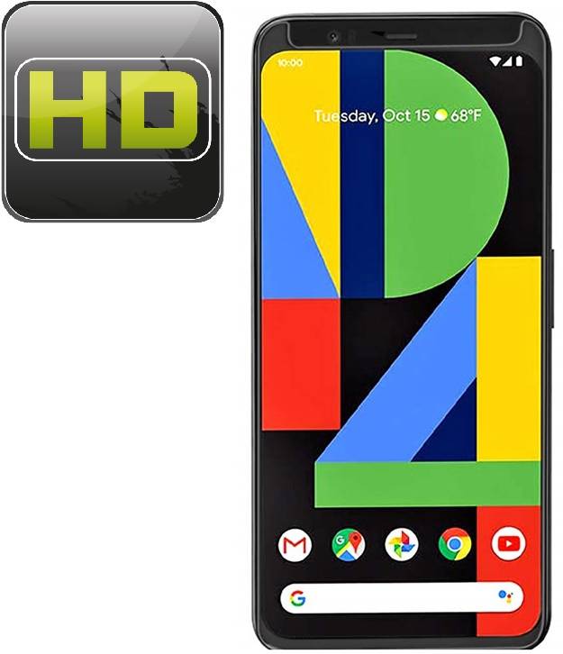 4x Displayschutzfolie für Google Pixel 4 Displayfolie HD ULTRA KLAR