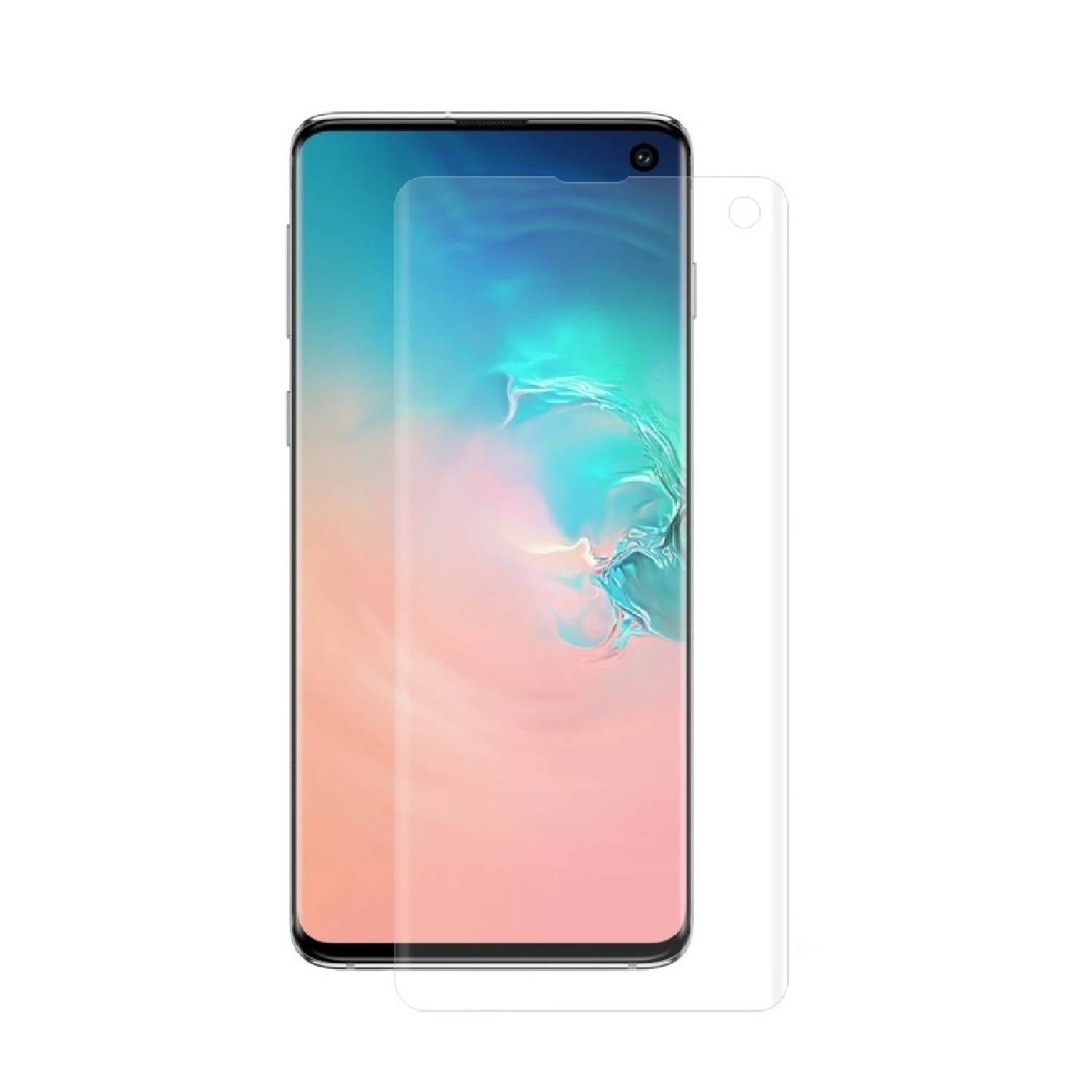2x Hydrogel-Glass für Samsung Galaxy S10 Selbstheilend für Micro Kratzer 3D KLAR Panzerfolie Displayschutz Schutzfolie Screen-Protector