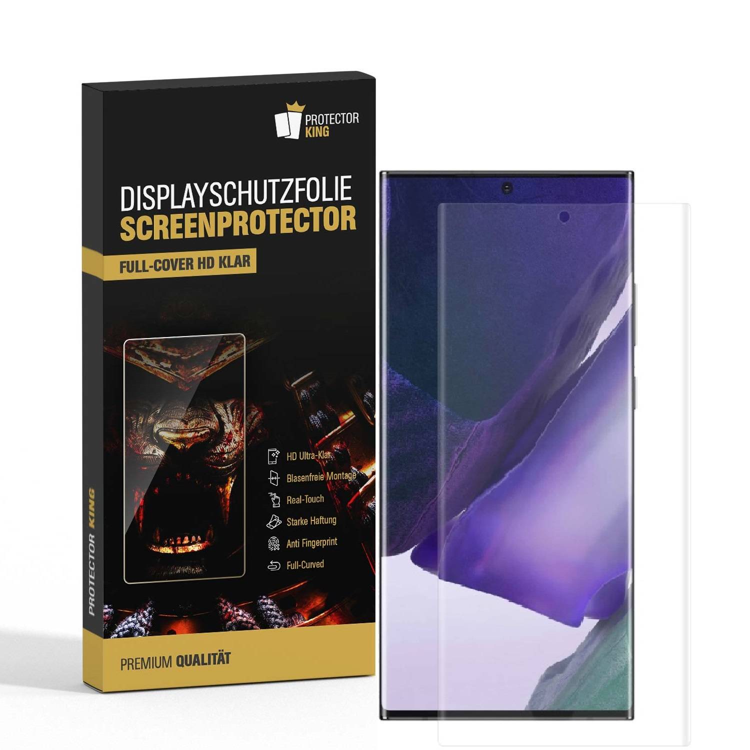 3x Displayfolie für Samsung Galaxy Note 20 FULL COVER Displayschutzfolie HD KLAR