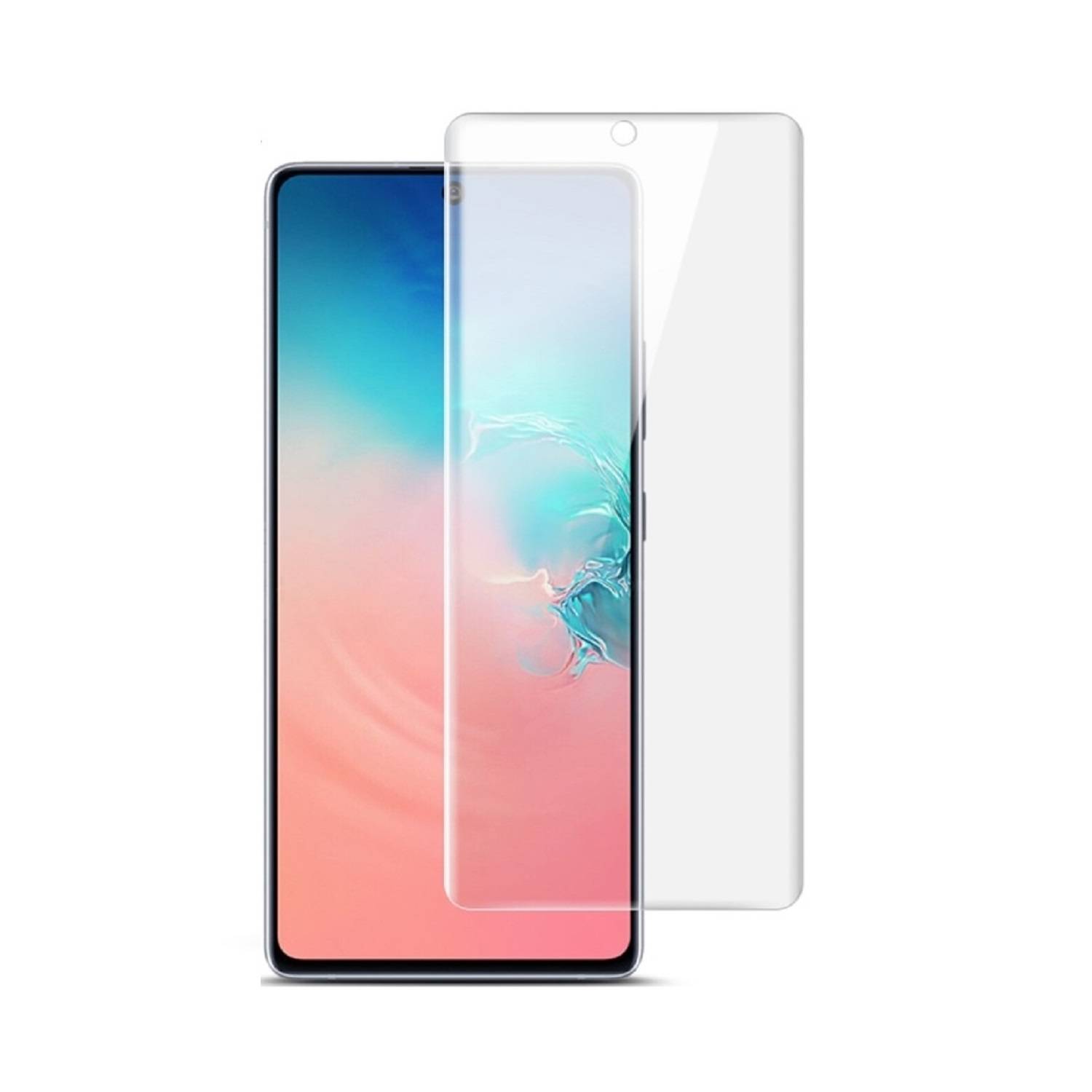 4x Hydrogel-Glass für Samsung Galaxy S10 Lite Selbstheilend für Micro Kratzer 3D KLAR Panzerfolie Displayschutz Schutzfolie Screen-Protector