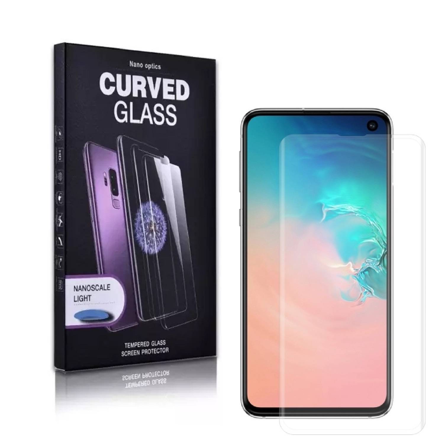 5x UV-Liquid 9H Panzerglas für Samsung Galaxy S10 5G 3D KLAR echtes Tempered Panzerhartglas Schutzglas Displayschutz Panzerfolie Schutzfolie Screen