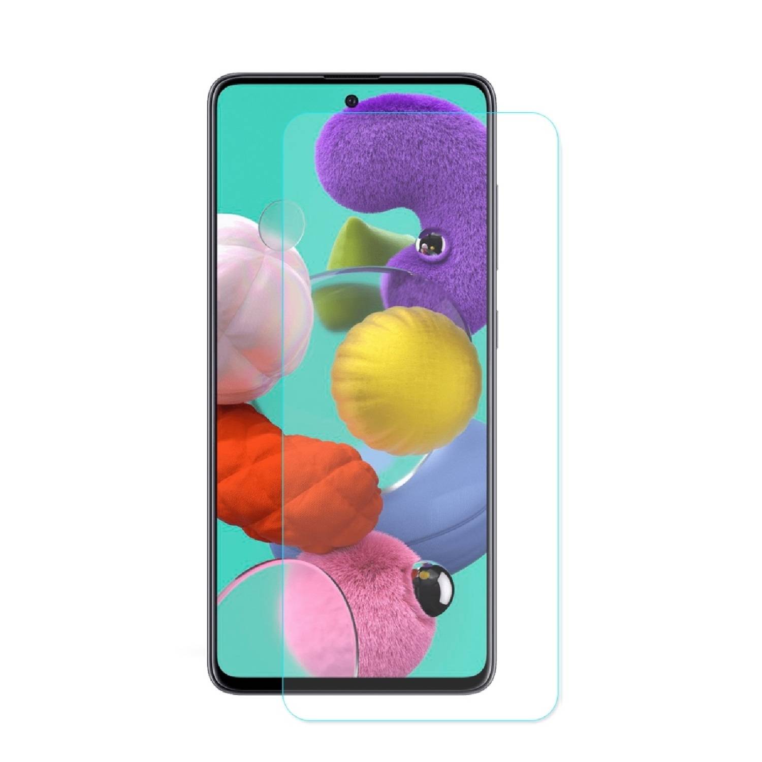 4x 9H Hartglas für Samsung Galaxy A51 Panzerfolie Displayschutz Schutzglas KLAR Panzerglas Schutzglas Schutzfolie