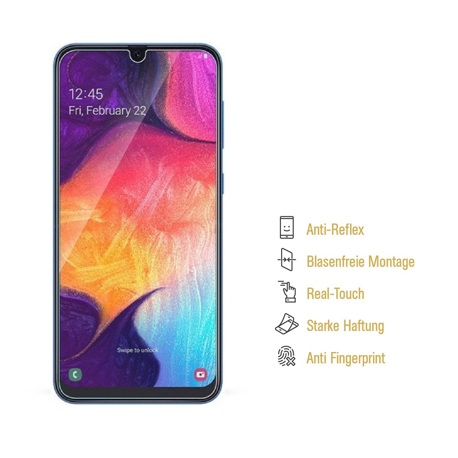 6x Displayschutzfolie für Samsung Galaxy A20 ANTI-REFLEX Displayfolie MATT