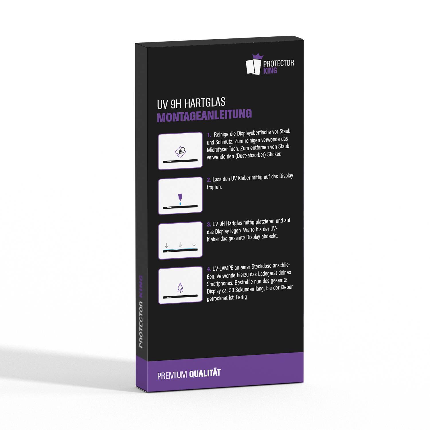 4x UV-Liquid 9H Panzerglas für Samsung Galaxy S22 Plus 3D KLAR echtes Tempered Panzerhartglas Schutzglas Displayschutz Panzerfolie Schutzfolie