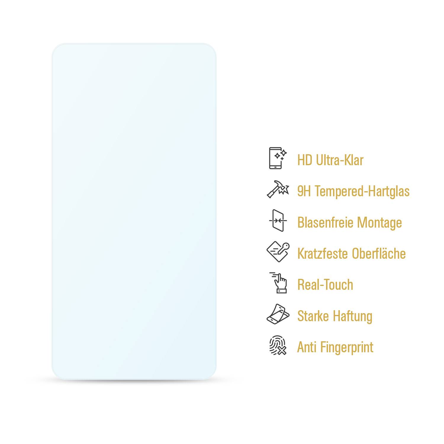6x 9H Panzerglas für Samsung Galaxy S21 HD klar Displayschutz Schutzglas Schutzfolie Tempered Hartglas Screen-Protector