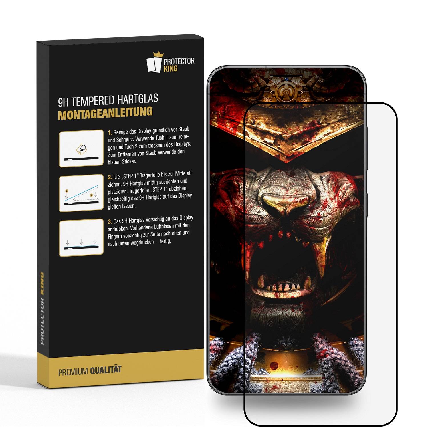 6x 9H Panzerglas für Samsung Galaxy S21 HD klar Full-Screen-Protector Tempered Hartglas Displayschutz Schutzglas Schutzfolie