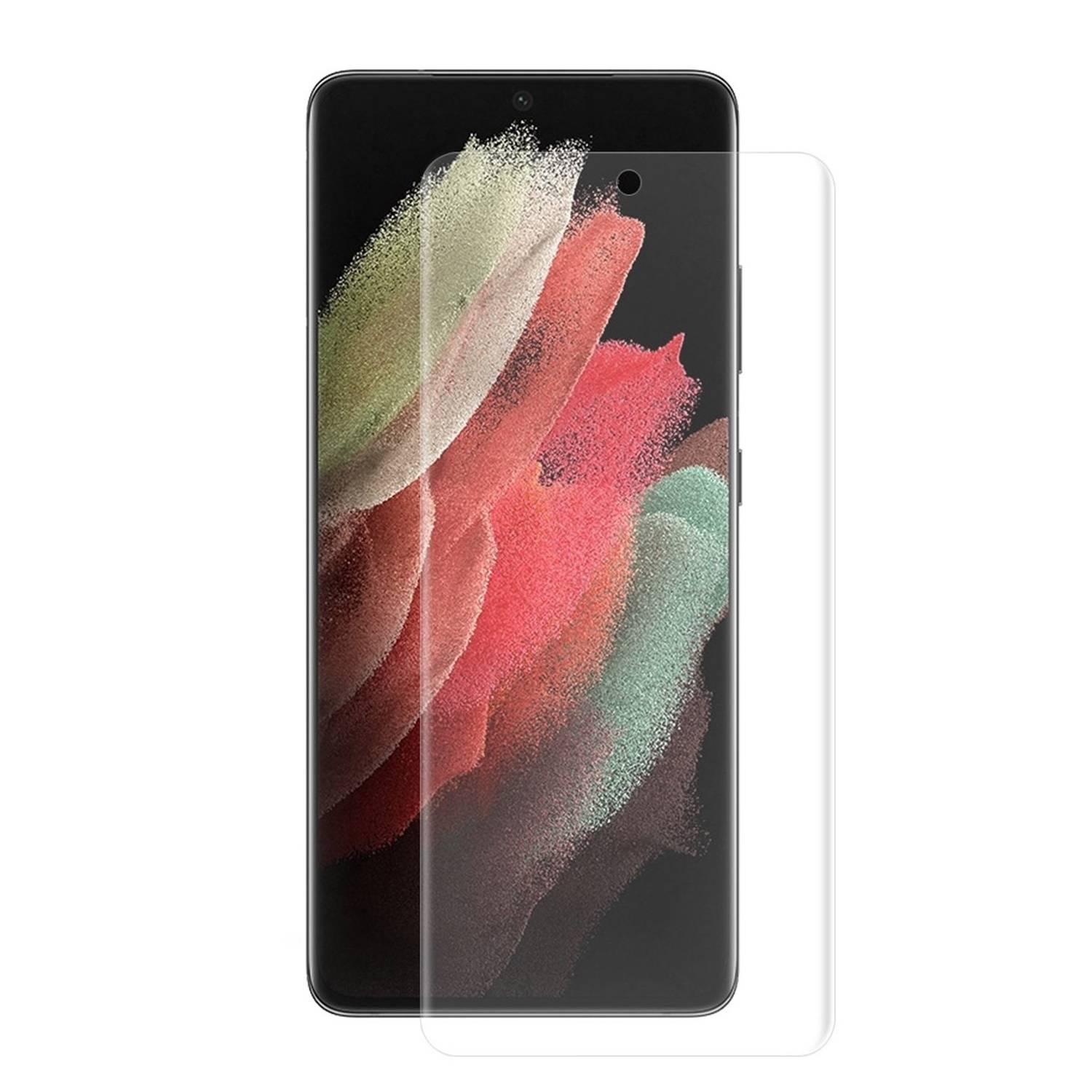 4x 9H Panzernanoglas für Samsung Galaxy S21 Ultra FULL CURVED MATT ANTI-REFLEX Displayschutz Schutzglas Schutzfolie Panzerglas ANTI-SHOCK/