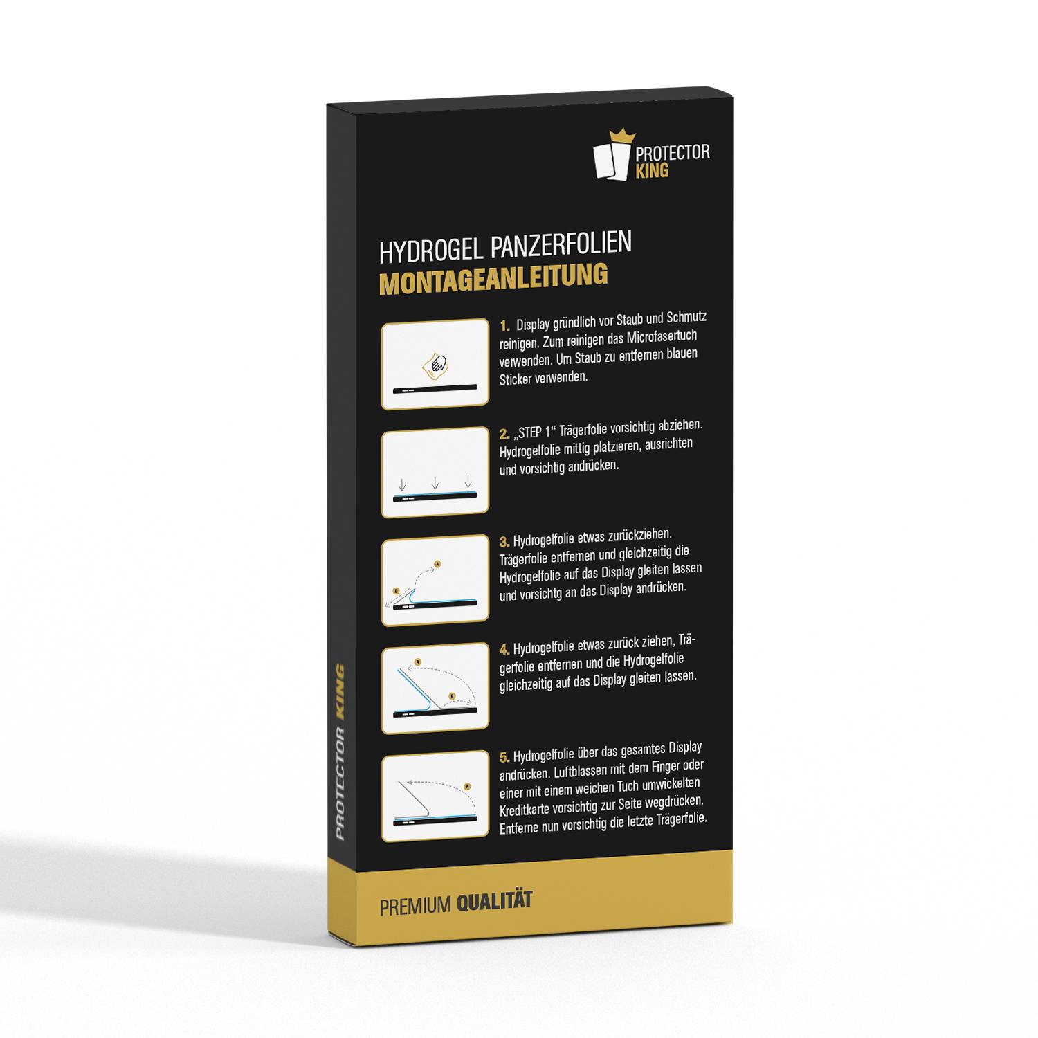 6x Hydrogel-Glass für Samsung Galaxy S22 Selbstheilend für Micro Kratzer 3D KLAR Panzerfolie Displayschutz Schutzfolie Screen-Protector