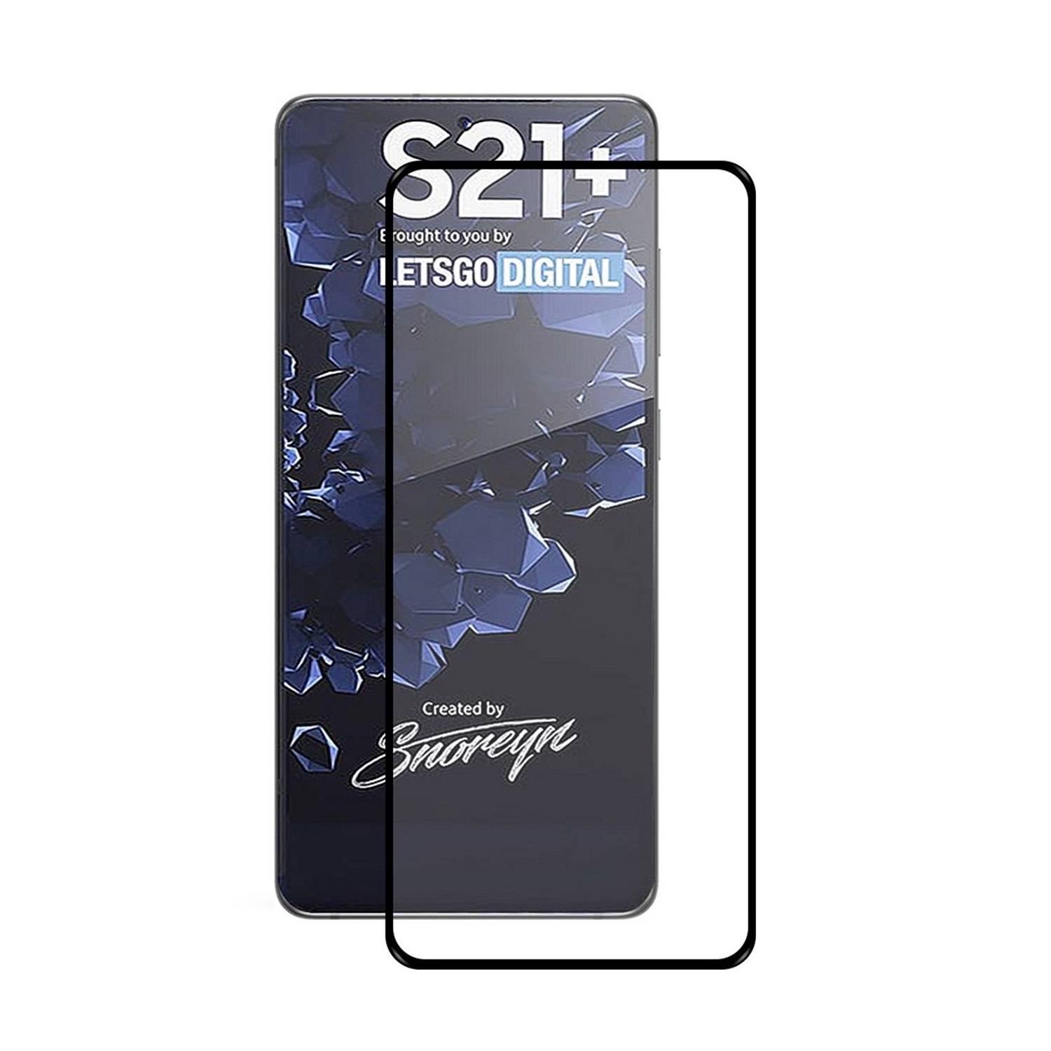 3x 9H Hartglas für Samsung Galaxy S21 Plus FULL COVER Schutzfolie Schutzglas SW Klar Displayschutz Panzerfolie Displayglas Tempered Glasfolie