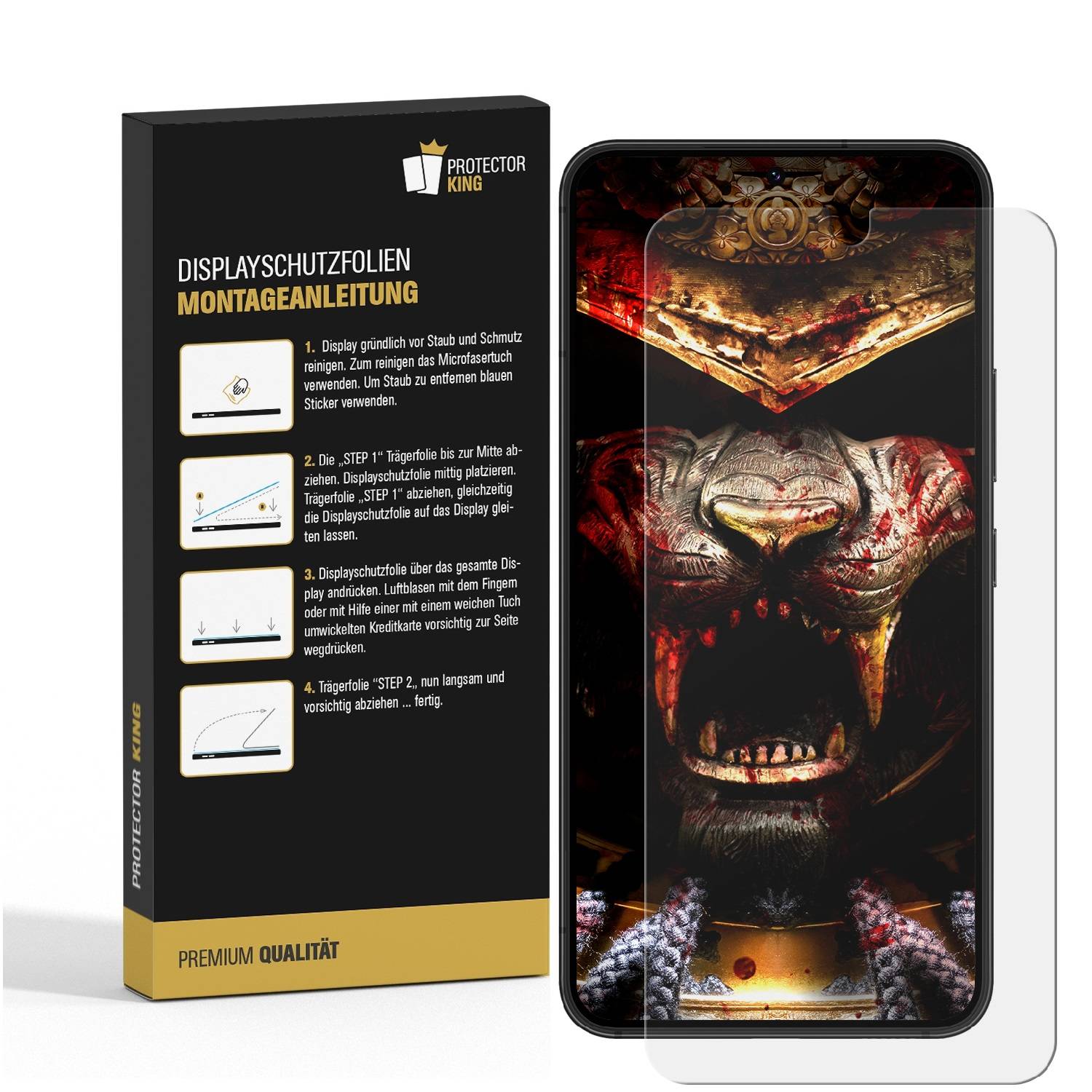 3x Premium Displayschutzfolie für Samsung Galaxy S20 FE FULL COVER Schutzfolie MATT ENTSPIEGELT