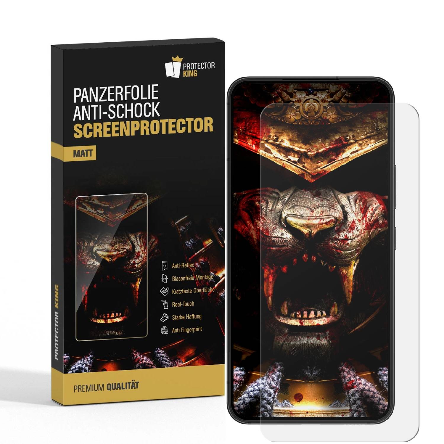 3x 9H Panzernanoglas für Samsung Galaxy S20 FE MATT ENTSPIEGELT Displayschutz Schutzglas Panzerglas Schutzfolie ANTI-SHOK ANTI-BRUCH-ANTI-STOß