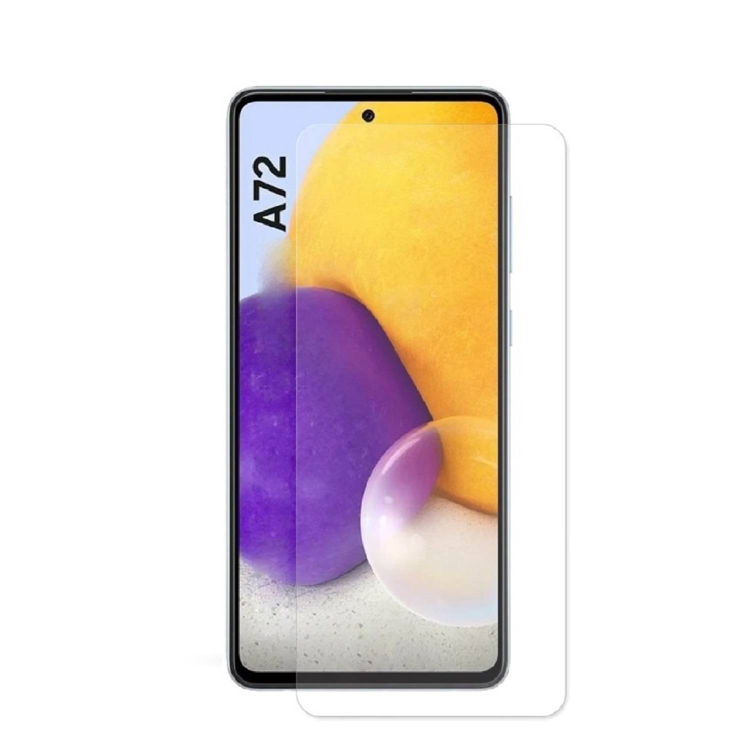 2x 9H Hartglas für Samsung Galaxy A72 Schutzfolie Schutzglas Klar Displayglas Tempered Glasfolie Panzerglas Sicherheitsglas Echtglas Displayschutz