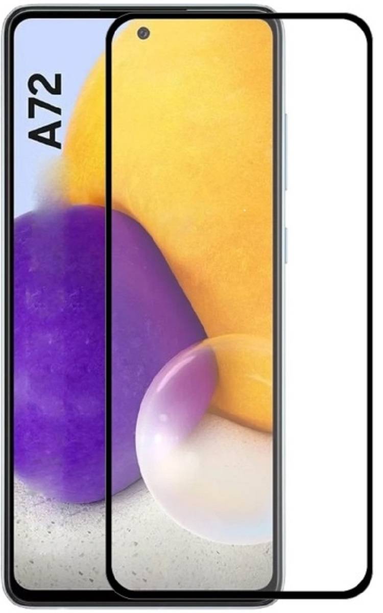 6x 9H Hartglas für Samsung Galaxy A72 FULL COVER Schutzfolie Schutzglas Klar Displayglas Tempered Glasfolie Panzerglas Sicherheitsglas Echtglas