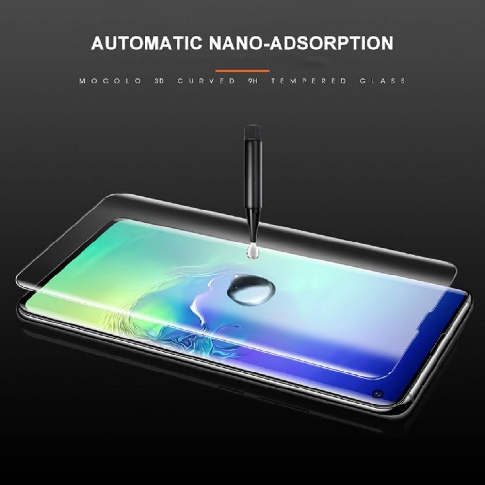1x Mocolo 9H Panzerglas für Samsung Galaxy S10 FULL CURVED UV Liquid Schutzglas Panzerfolie Displayschutz Schutzfolie Displayglas Panzerglas