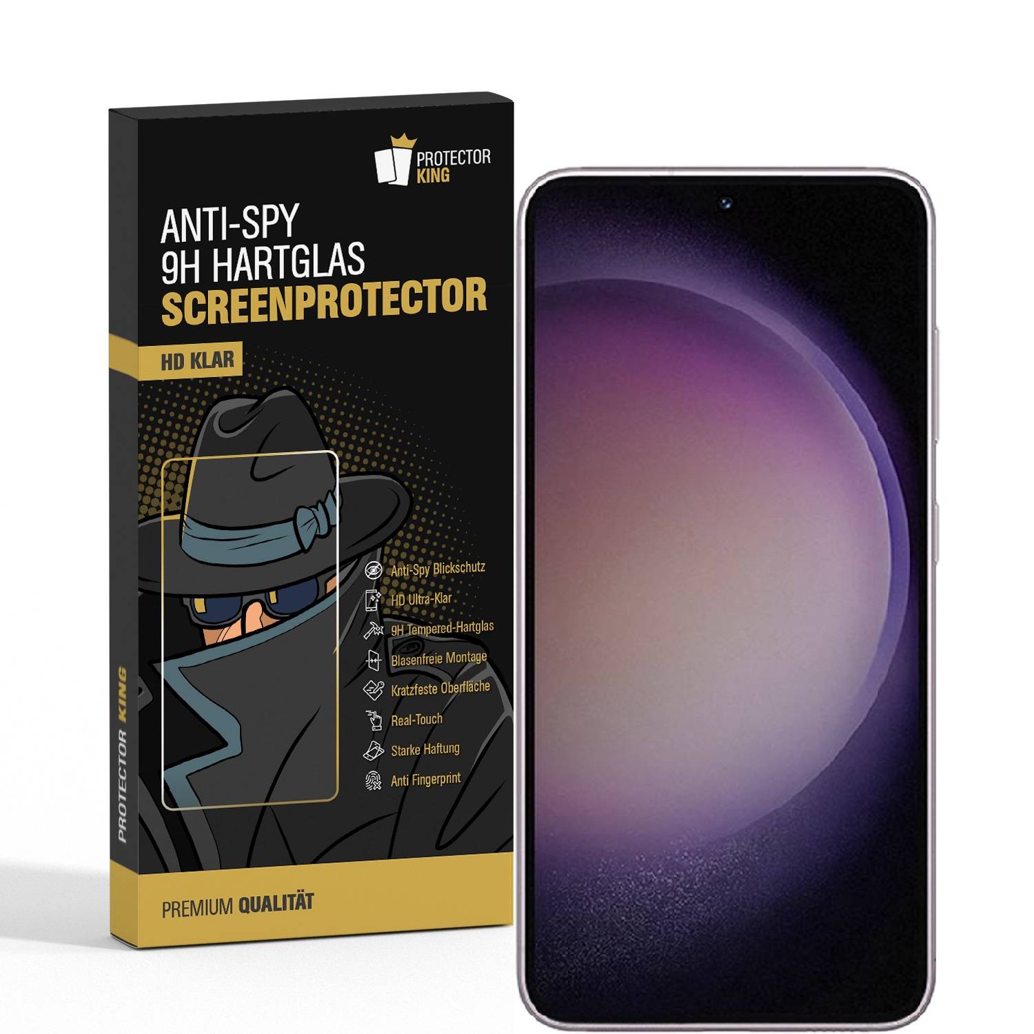 3x Blickschutz 9H Panzerglas für Samsung Galaxy A53 5G ANTI-SPY Privacy Displayschutz Panzerfolie Schutzfolie Hartglas Schutzglas Displayglas