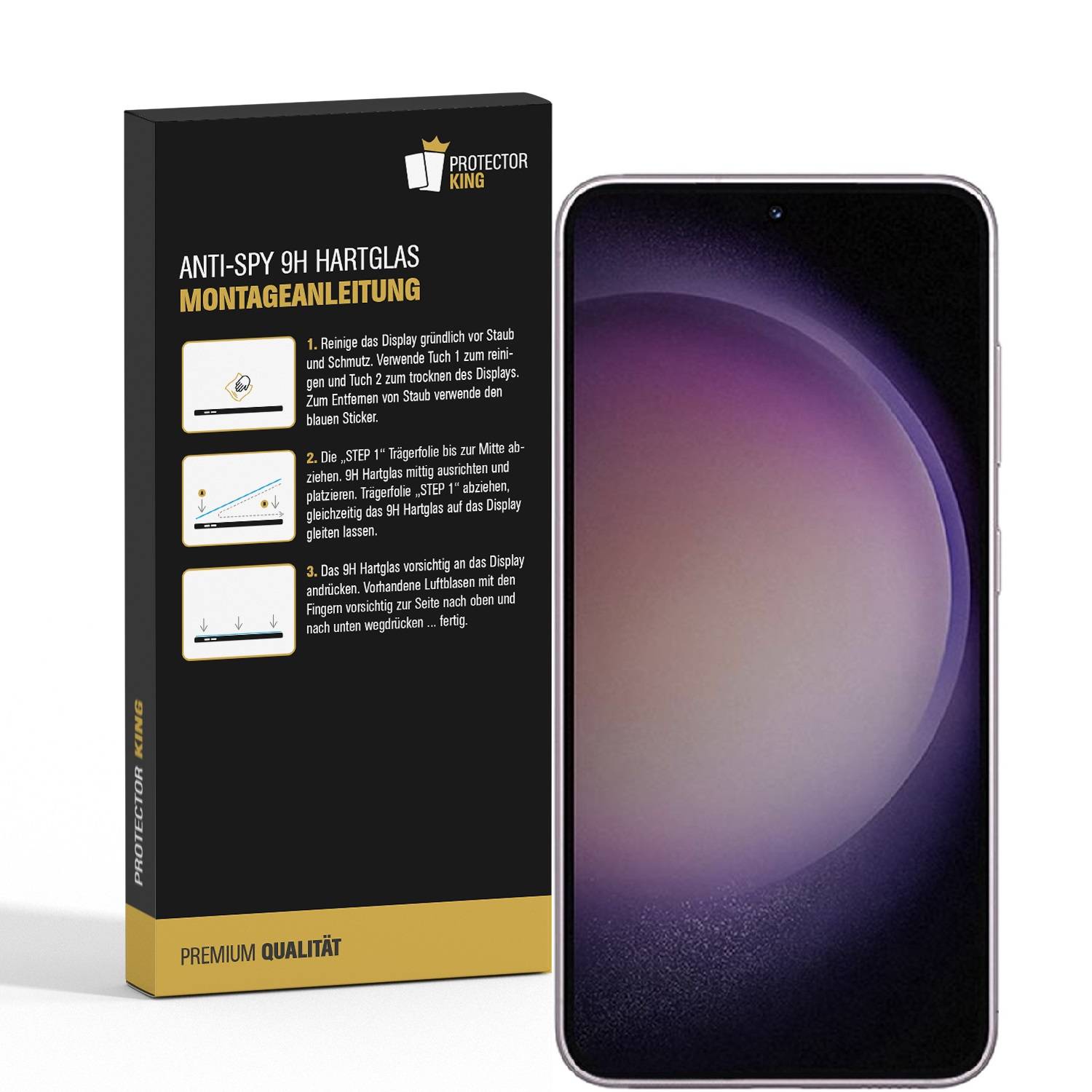 5x 9H Panzerglas für Samsung Galaxy A51 ANTI-SPY Privacy Displayschutz Panzerfolie Schutzfolie Hartglas Schutzglas Displayglas Tempered Glasfolie